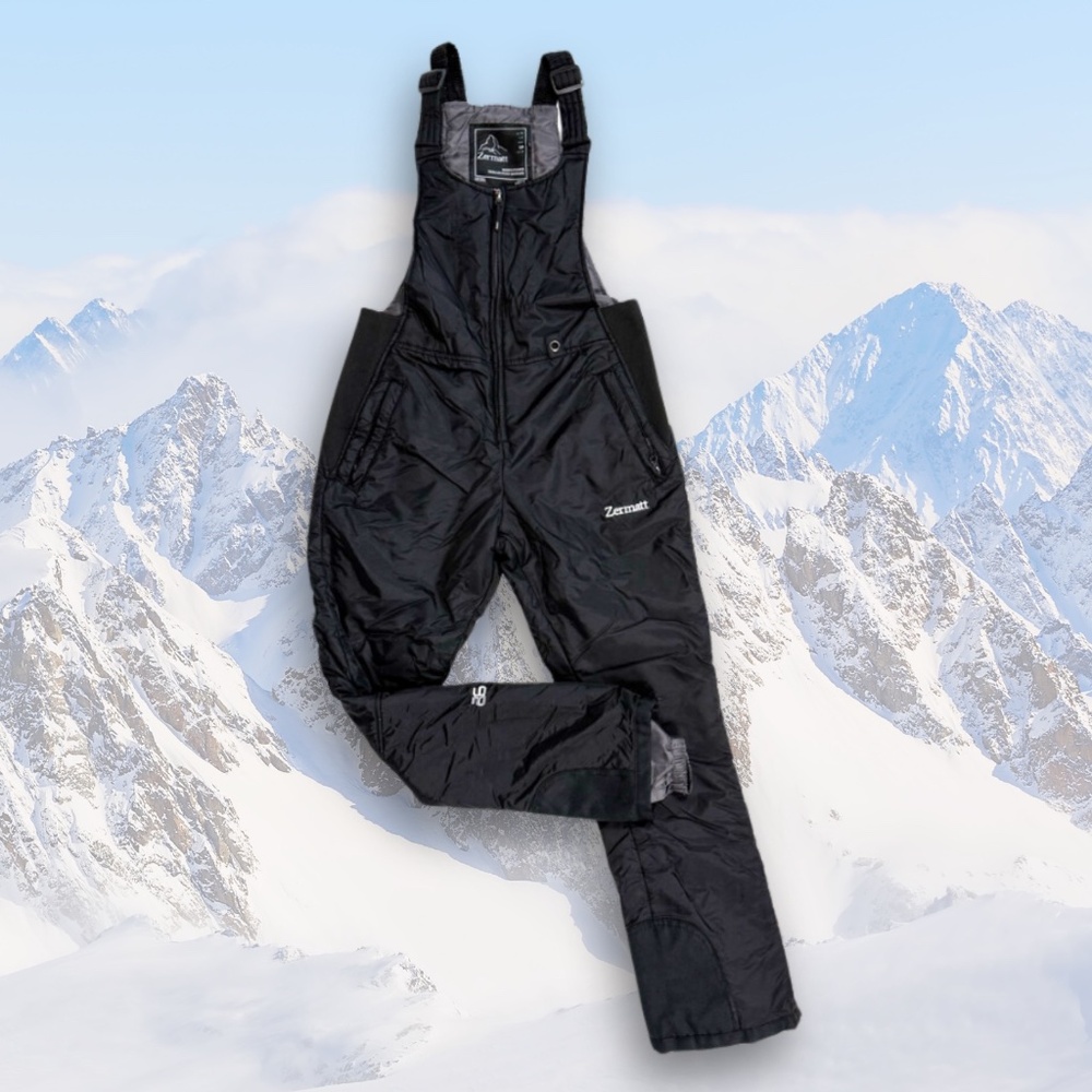 🏔 Zermatt Women’s Black Ski Bib - Size S/P 🏔